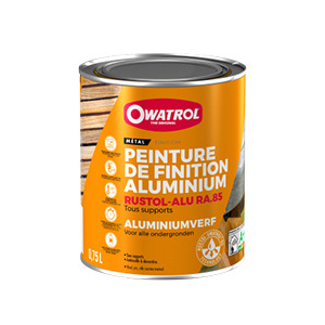 Rustol-Alu RA.85 primaire et finition aspect aluminium 0.75L Owatrol