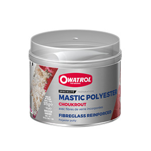 Choukrout mastic polyester armé soudure à froid 300gr Owatrol