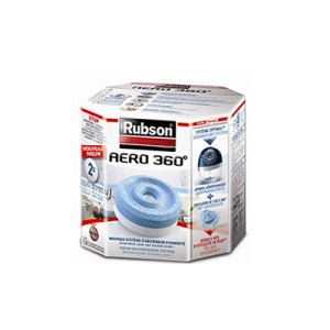 2 Recharges Aero 360° Tab pour absorbeur d'humidité Rubson