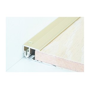 Seuil bordure PPS, longueur 2.70m, alu titane, Romus