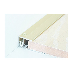 Seuil bordure PPS, longueur 2.70m, alu titane, Romus