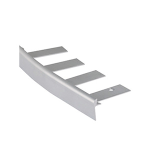 Nez de marche cintrable, alu incolore, hauteur 2.5mm, longueur 2.50m Romus