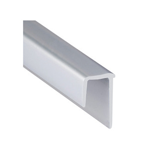 Arrêt moquettes 8 mm alu incolore Romus