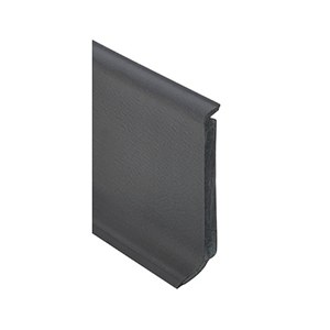 Plinthe PVC semi-rigide Romuflex 80 mm, noir ébène, Romus