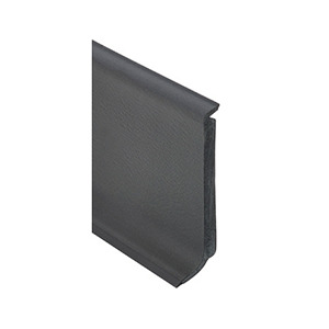 Plinthe PVC semi-rigide Romuflex 80 mm, noir ébène, Romus