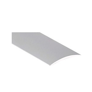 Seuil demi-bombé 40mm adhésif, alu incolore, longueur 2.70m, Romus