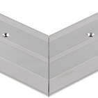 Angle sortant pour rampe accès aluminium 6 mm