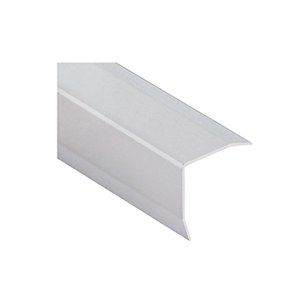 Cornière d'angle métal 30 x 30 mm, inox, longueur 3m, Romus