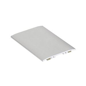 Couvre joint de sol alu bords droits 80 mm, 2 côtés adhésifs, Romus