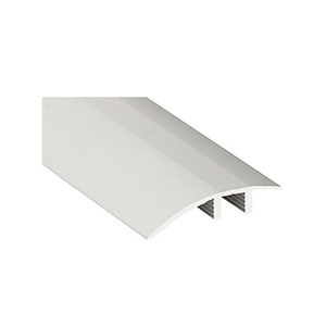 Seuil dénivelé design clip,  alu incolore, longueur 0.90m, largeur 33mm Romus