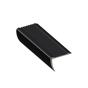 Nez de marche PVC souple N25BS bord sifflet noir Romus