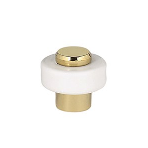 Butoir de porte luxe sol laiton poli Romus