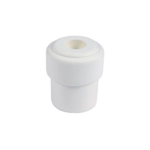 Butoir de porte gom sol élastomère blanc Romus