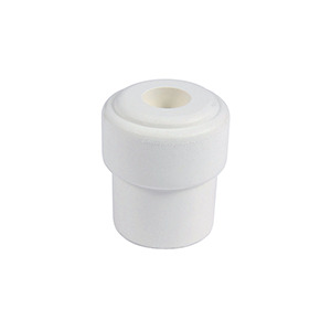 Butoir de porte gom sol élastomère blanc Romus