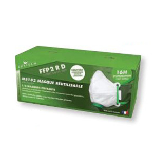 Boite de 10 masques de protection FFP2 RD avec soupape Théard