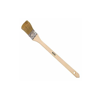 Brosse radiateur soies blanches stabilisées extra 25mm Kana