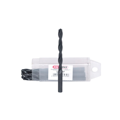 Lot de 10 forets HSS laminés en métal Ø 8 mm KS Tools