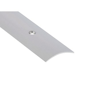 Seuil demi-bombé 30 mm percé, inox, épaisseur 1mm, longueur 0,73m, Romus