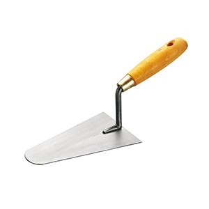 Truelle ronde manche bois jaune collé 160 mm L'Outil Parfait