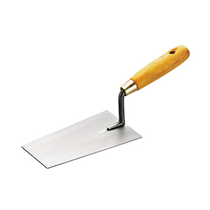 Truelle carrée manche bois jaune collé 200 mm L'Outil Parfait