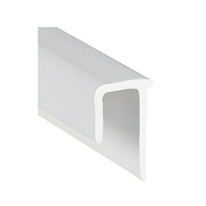 Arrêt moquettes 8 mm blanc Romus