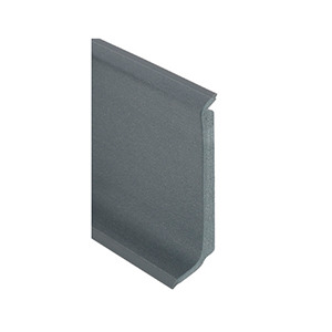 Plinthe PVC semi-rigide Romuflex 100 mm, gris foncé ardoise, Romus