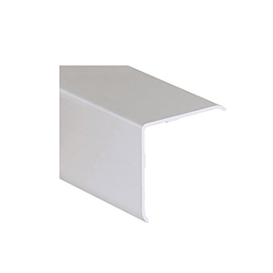 Cornière d'angle métal 50 x 50 mm, alu incolore, longueur 2m, Romus