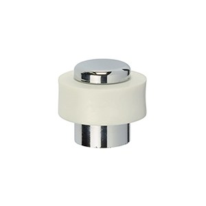 Butoir de porte luxe sol laiton chromé Romus