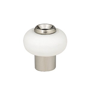 Butoir de porte standard sol nickelé Romus