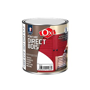 Peinture direct bois gris clair 0.5L Oxi