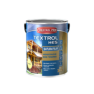 Textrol Hes saturateur monocouche haut extrait sec chêne foncé 5L Owatrol