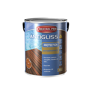 Antigliss protection antidérapante et UV chêne clair 1L Owatrol