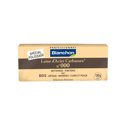 Laine d'acier N°000 extra-fine 150g Blanchon