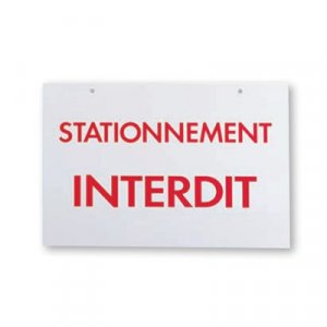 Panneau de signalisation “Stationnement interdit” Théard