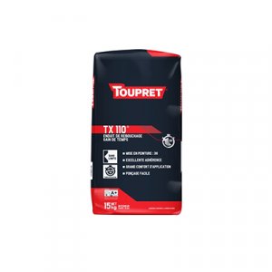 TX110® Enduit de rebouchage Gain de Temps sac 15kg Toupret