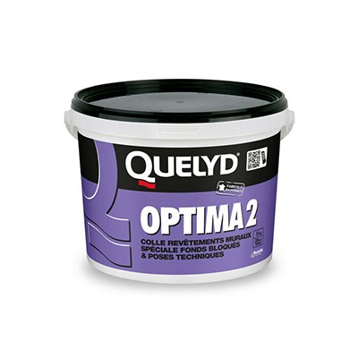 Colle revêtements muraux Quelyd Optima 2 5 kg