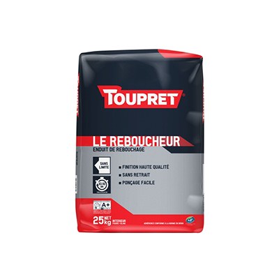 Toupret Le Reboucheur enduit de rebouchage sac 25kg