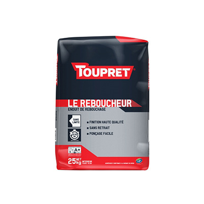 Toupret Le Reboucheur enduit de rebouchage sac 25kg