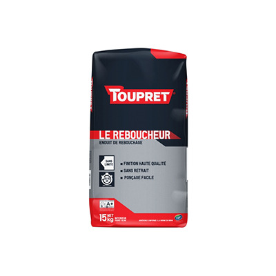 Toupret Le Reboucheur enduit de rebouchage sac 15kg