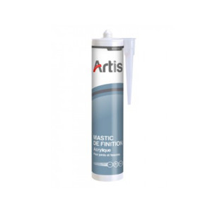 Mastic de finition Acrylique blanc joints et fissures Artis