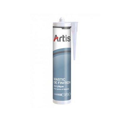 Mastic de finition Acrylique blanc joints et fissures 310 mL Artis