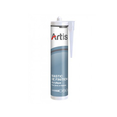 Mastic de finition Acrylique blanc joints et fissures 310 mL Artis