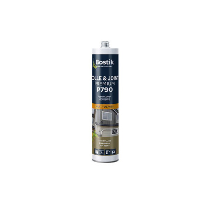 Mastic P790 Colle et joint Premium 300 mL brun Bostik