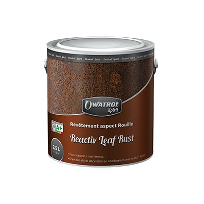 Revêtement aspect rouille Reactiv Leaf Rust 0.5L Owatrol Spirit