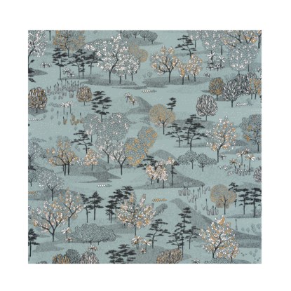 Jardin d' Olinda vert de gris Papier peint Caselio