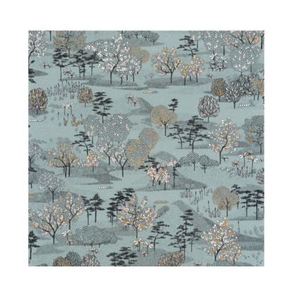 Jardin d' Olinda vert de gris Papier peint Caselio