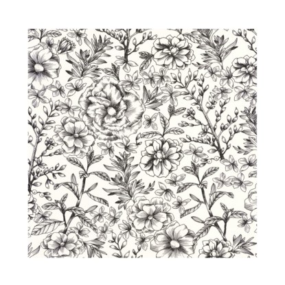 Jardin De Beauregard blanc noir Papier peint Caselio 103060913
