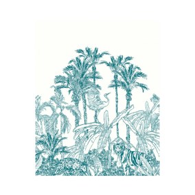 La Jungle Enchantée Papier peint panoramique Caselio