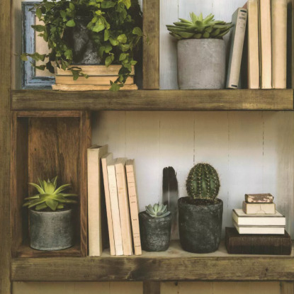 Etagère Cactus Papier peint Lutèce Collection Reality