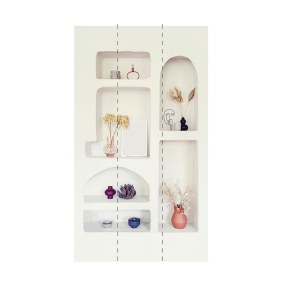 Décor mural Niche nomades 3 lés Papier peint Lutèce Collection Reality